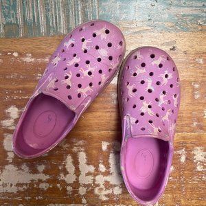 Purple Unicorn Slip on Shoes | Toddler Size 9